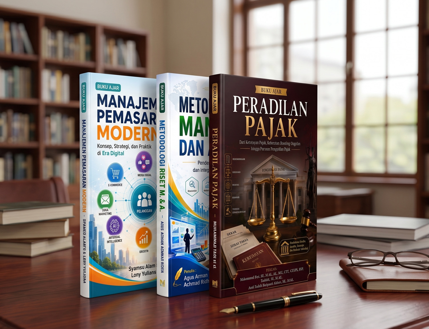 Dosen STIE Nusantara Makassar Kembali Terbitkan Tiga Buku Ajar, Perkuat Budaya Publikasi Akademik